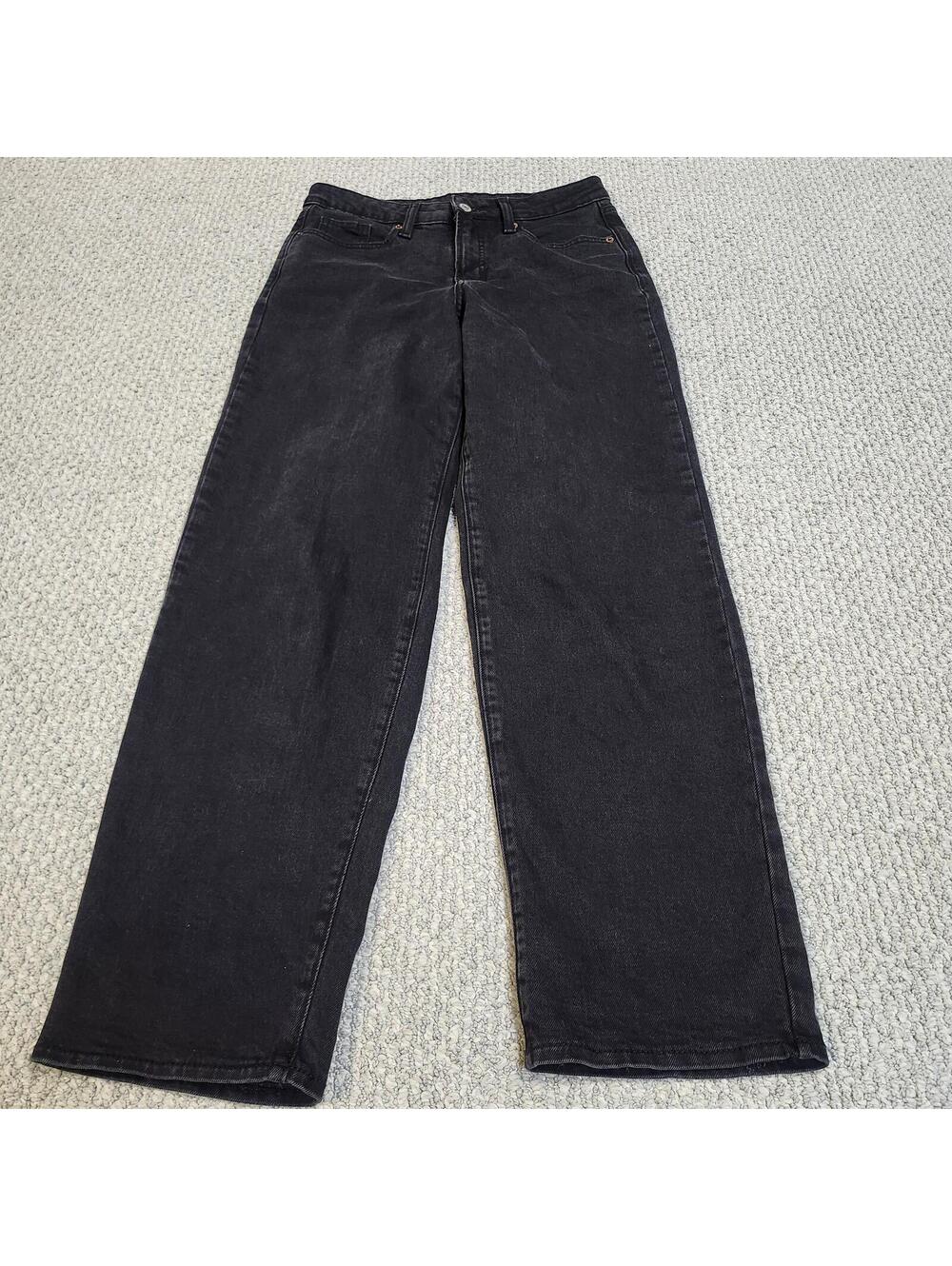 Old Navy High-Rise O.G. Loose Black Jeans Size 6 - Picture 1 of 12